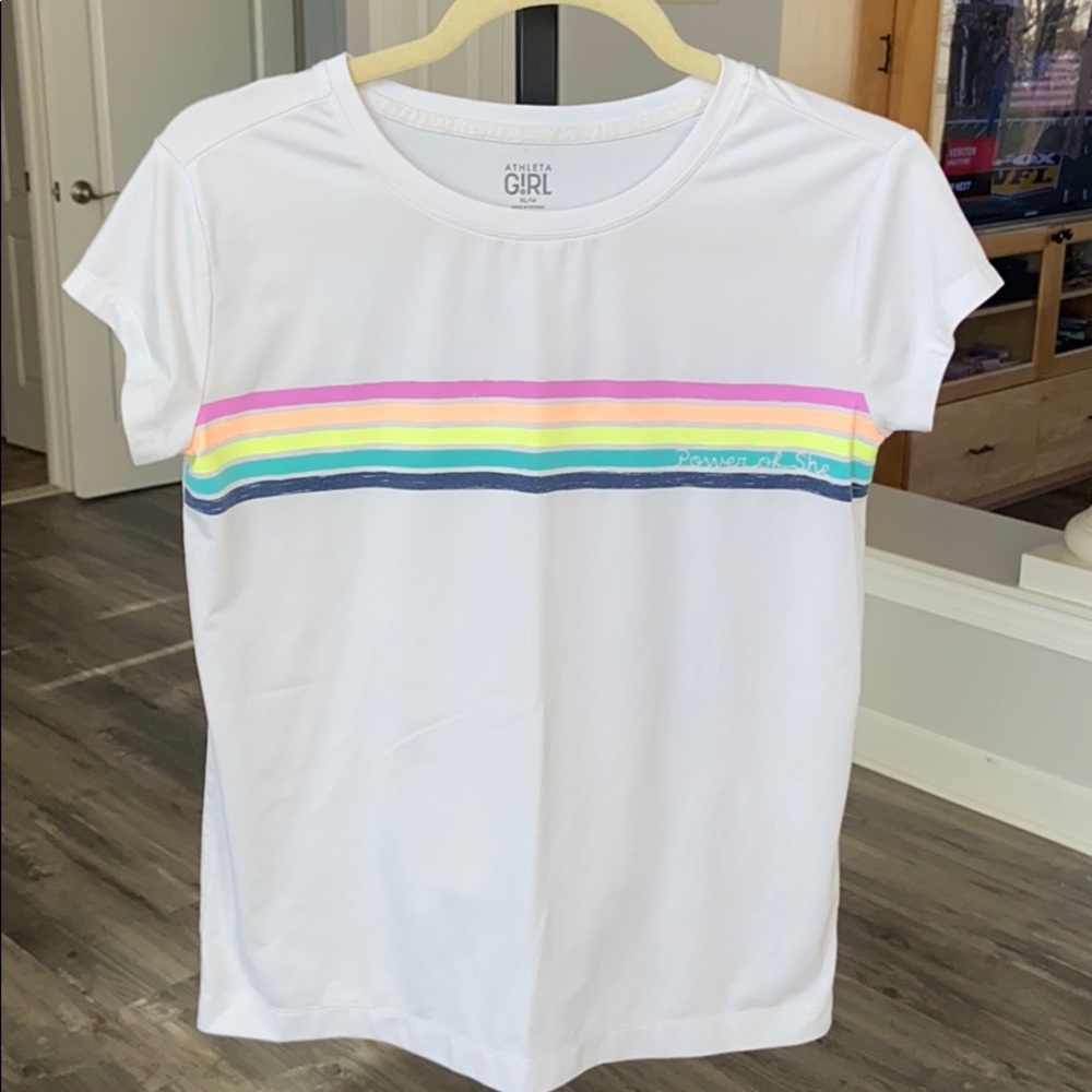 Athleta Girl size XL (14) “Power if She” T-shirt